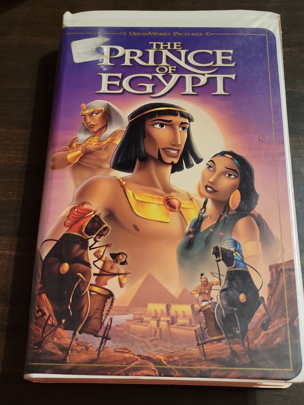 DreamWorks The Prince of Egypt VHS — Purple and Gold Artwork
